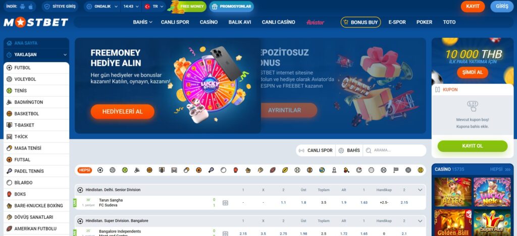 mostbet - En İyi Hoşgeldin Bonusu Veren Siteler